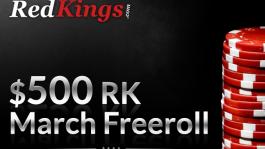 Фриролл на RedKings 26 марта