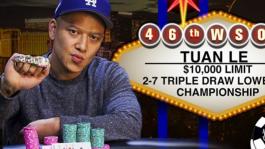 WSOP: Туан Ле выиграл браслет в турнире $10K Limit 2-7 TD второй раз подряд!