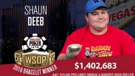 Шон Диб стал лучшим игроком 2018 года по версии WSOP